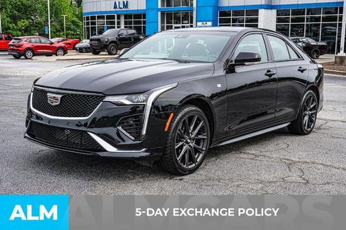 Black 2025 Cadillac CT4 Sport