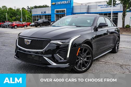 Black 2025 Cadillac CT4 Sport