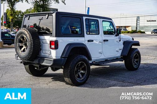 Bright White Clearcoat 2018 Jeep Wrangler Unlimited Sport