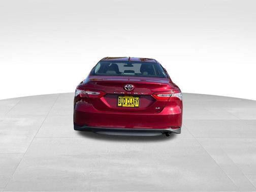 Red 2019 Toyota Camry LE