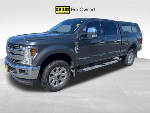 Gray 2018 Ford F-250 Lariat