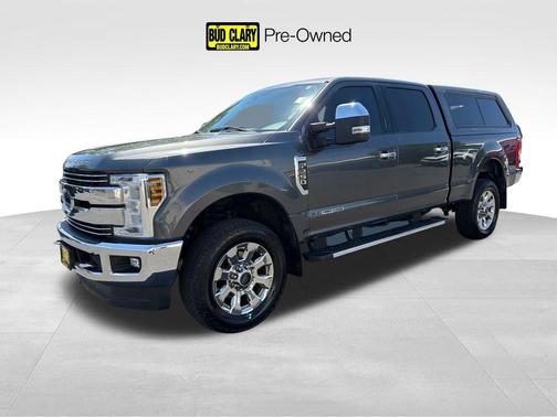 Gray 2018 Ford F-250 Lariat