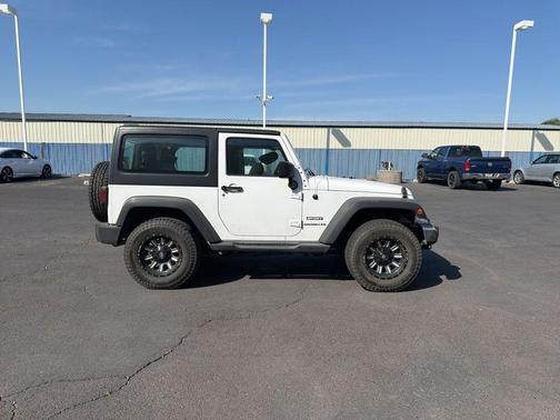 White 2014 Jeep Wrangler Sport