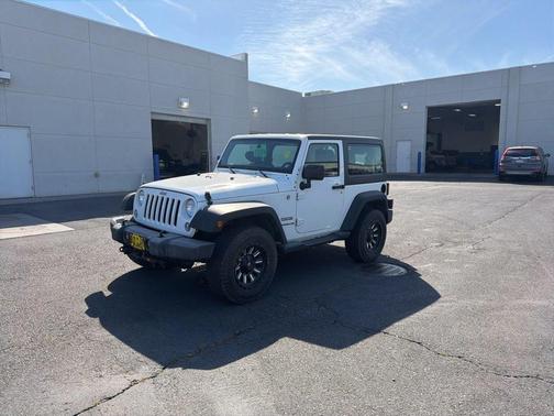 White 2014 Jeep Wrangler Sport