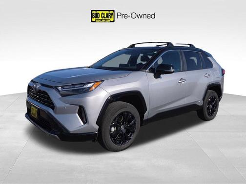 Silver 2023 Toyota RAV4 Hybrid XSE