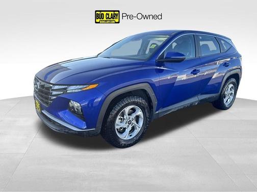 Blue 2022 Hyundai TUCSON SE