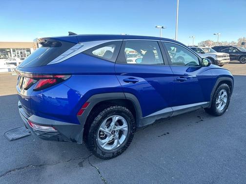 Blue 2022 Hyundai TUCSON SE