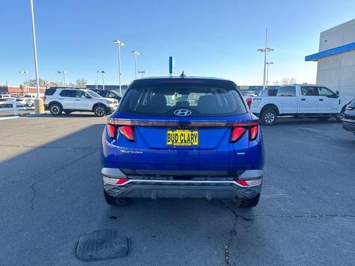 Blue 2022 Hyundai TUCSON SE