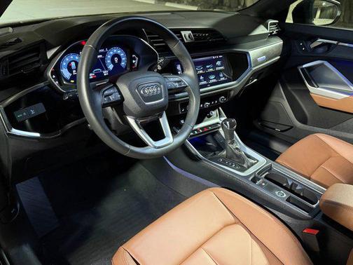 Mythos Black Metallic 2025 Audi Q3 45 S line Premium Plus