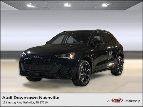 Mythos Black Metallic 2025 Audi Q3 45 S line Premium Plus