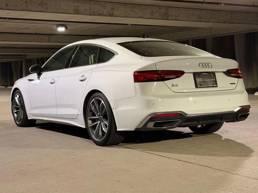 Glacier White Metallic 2023 Audi A5 Sportback 45 S Line Prestige