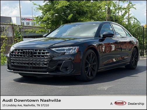 Black 2023 Audi S8 4.0T