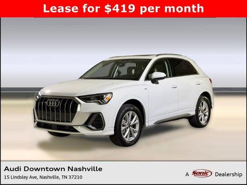 Glacier White Metallic 2025 Audi Q3 45 S line Premium Plus