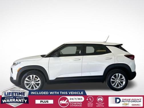 Summit White 2021 Chevrolet Trailblazer LS