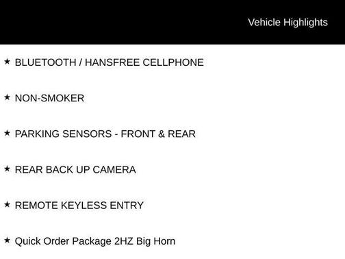 2021 RAM 2500 Big Horn