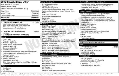 2025 Chevrolet Blazer LT