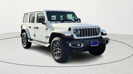 Bright White Clearcoat 2025 Jeep Wrangler Sahara