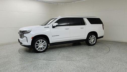 Summit White 2021 Chevrolet Suburban High Country