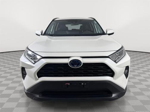 Blizzard Pearl 2021 Toyota RAV4 Hybrid XLE Premium