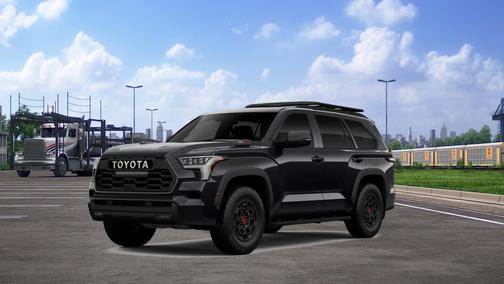 Midnight Black Metallic 2026 Toyota Sequoia TRD Pro