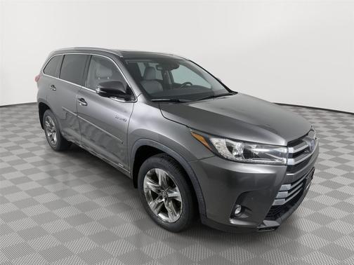 Predawn Gray Mica 2019 Toyota Highlander Hybrid Platinum