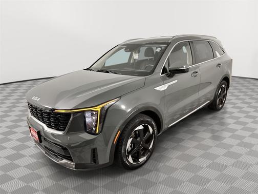 Cityscape Green 2025 Kia Sorento Hybrid EX