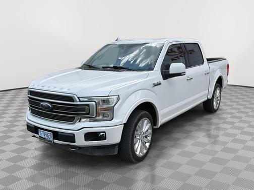 White Platinum Metallic Tri-Coat 2019 Ford F-150 Limited