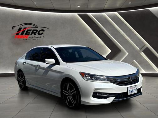 White Orchid Pearl 2017 Honda Accord Sport