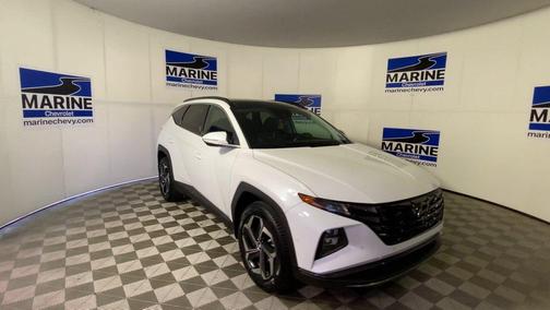 Quartz White 2022 Hyundai TUCSON Limited