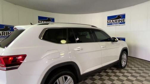 Pure White 2020 Volkswagen Atlas 3.6L SEL Premium