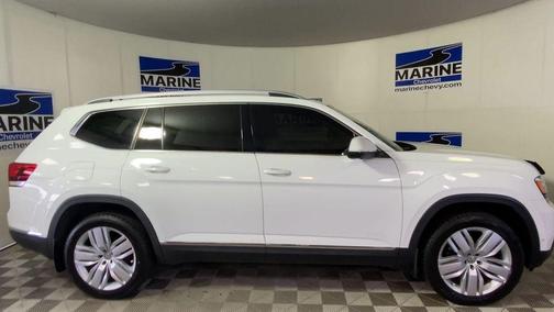 Pure White 2020 Volkswagen Atlas 3.6L SEL Premium