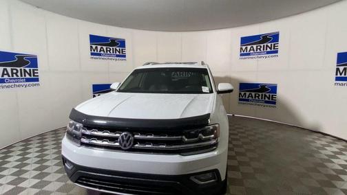Pure White 2020 Volkswagen Atlas 3.6L SEL Premium