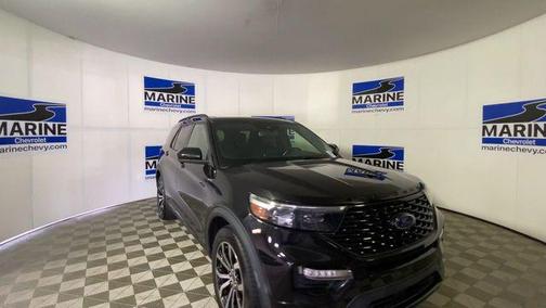 AGATE BLACK METALLIC 2022 Ford Explorer ST-Line
