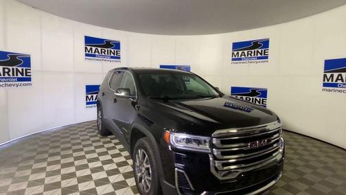 Ebony Twilight Metallic 2021 GMC Acadia FWD SLE
