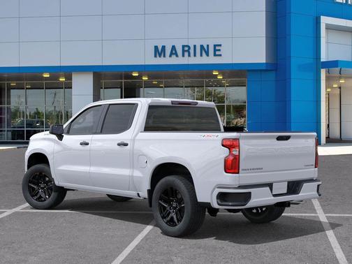 Summit White 2026 Chevrolet Silverado 1500 Custom