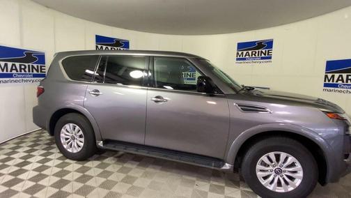 Gun Metallic 2023 Nissan Armada S 4WD