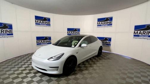 Pearl White Multi-Coat 2020 Tesla Model 3 Long Range