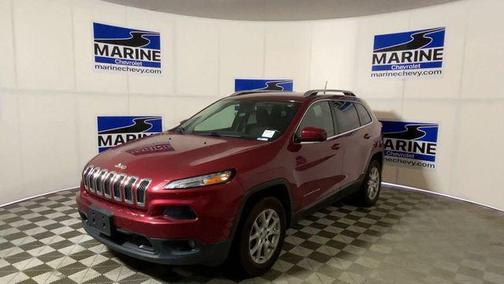 Deep Cherry Red Crystal Pearlcoat 2017 Jeep Cherokee Latitude
