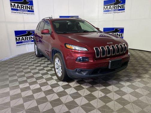 Deep Cherry Red Crystal Pearlcoat 2017 Jeep Cherokee Latitude