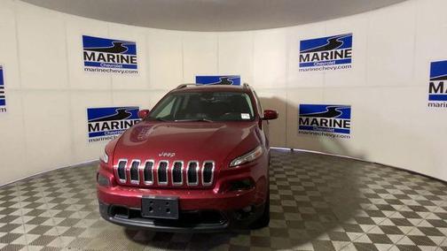 Deep Cherry Red Crystal Pearlcoat 2017 Jeep Cherokee Latitude