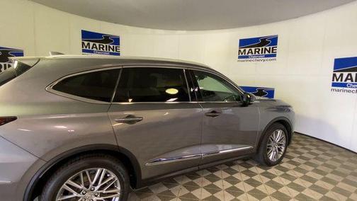 Liquid Carbon Metallic 2023 Acura MDX Advance Package