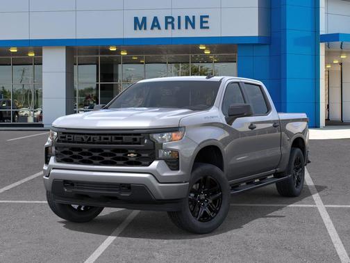 Sterling Gray Metallic 2026 Chevrolet Silverado 1500 Custom