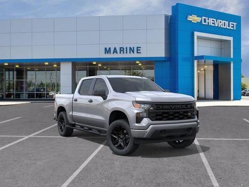Sterling Gray Metallic 2026 Chevrolet Silverado 1500 Custom