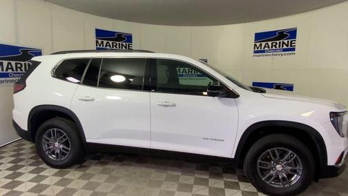 Summit White 2025 GMC Acadia AWD Elevation