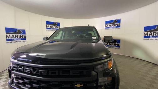 Black 2025 Chevrolet Silverado 1500 Custom