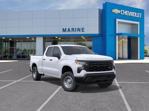 Summit White 2026 Chevrolet Silverado 1500 WT