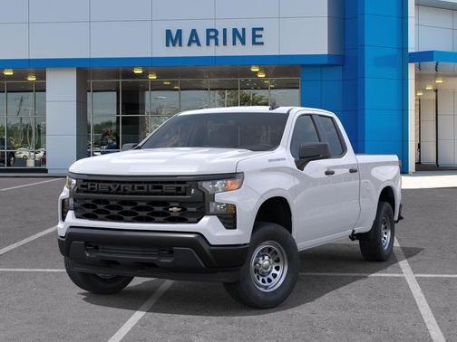 Summit White 2026 Chevrolet Silverado 1500 WT