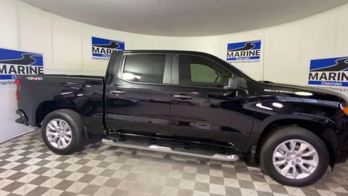 Black 2024 Chevrolet Silverado 1500 Custom