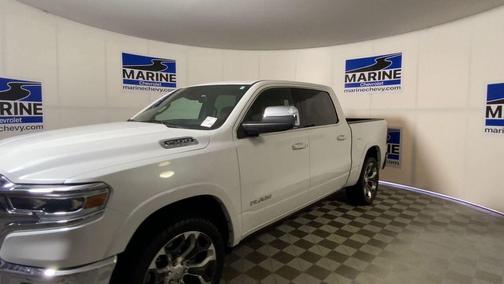 Ivory White Tri-Coat Pearlcoat 2024 RAM 1500 Longhorn