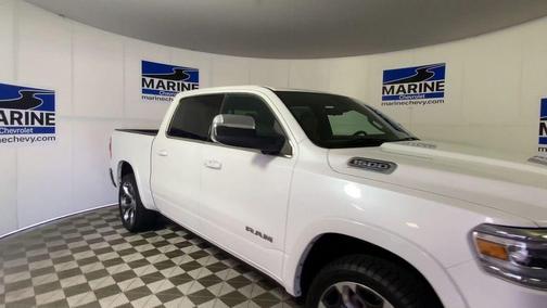 Ivory White Tri-Coat Pearlcoat 2024 RAM 1500 Longhorn